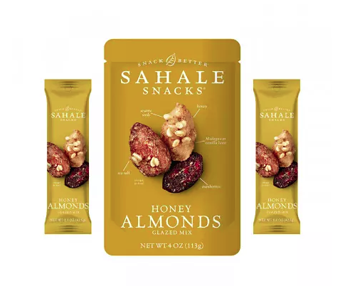 Sahale Snacks Honey Almonds Glazed Mix